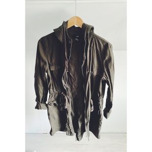 Forever 21 Army Green Anorak Jacket